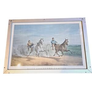 Vintage Hero and Flora Temple Calendar Print - 1960s Framed